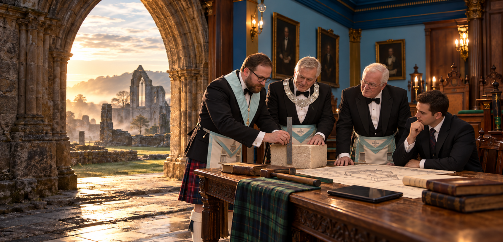 Installation Of William Bain as Worshipful Master